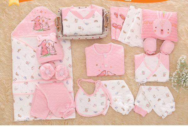 18pcs New Baby Cloth Sets Layette Cute Boxed - Image 2