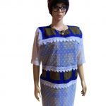 Short Ankara Net Dress