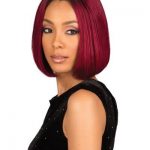 8" BURGUNDY BOB WIG
