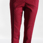 ANKLE LENGTH PANTS (PATTERNED RED)