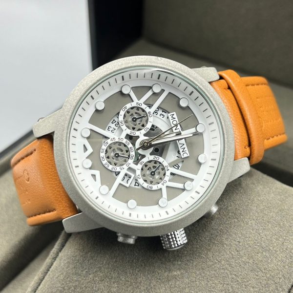 QUALITY MEN LEATHER WRISTWATCH - Image 3