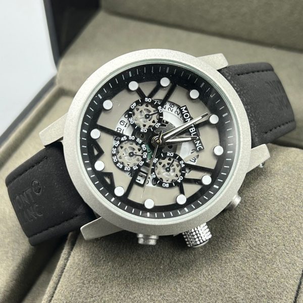QUALITY MEN LEATHER WRISTWATCH - Image 2