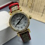 LUXURY FEMALE LEATHER WRISTWATCH