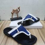 Quality leather slippers for men