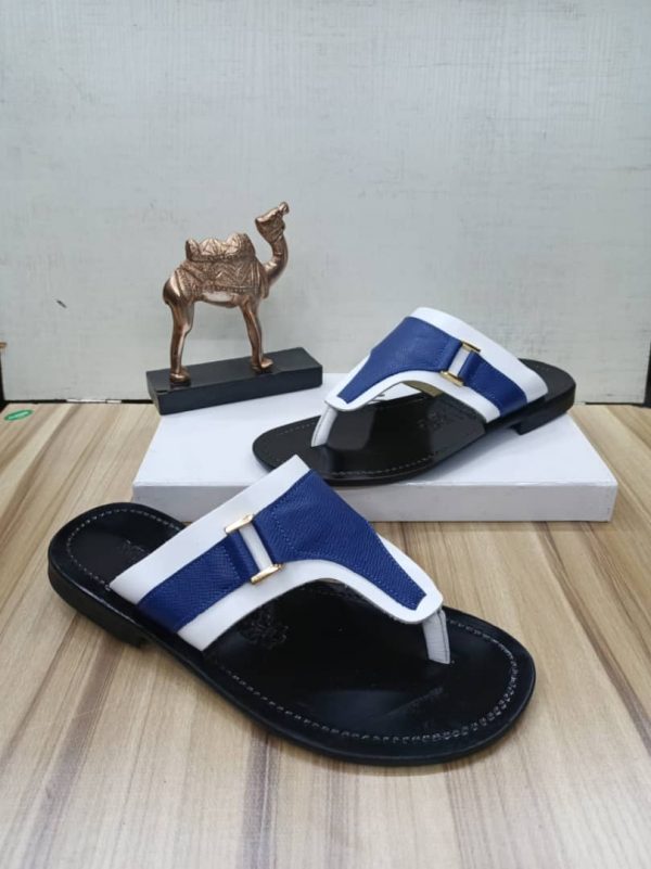 Quality leather slippers for men