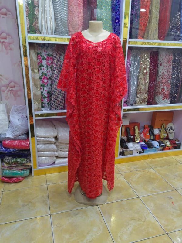 ORANGE ORGANDI LACE - Image 8