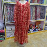 RED AND GOLD FRENCH LACE BOUBOU
