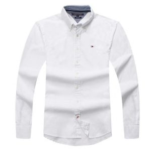 TOMMY HILFIGER PLAIN WHITE SHIRTS