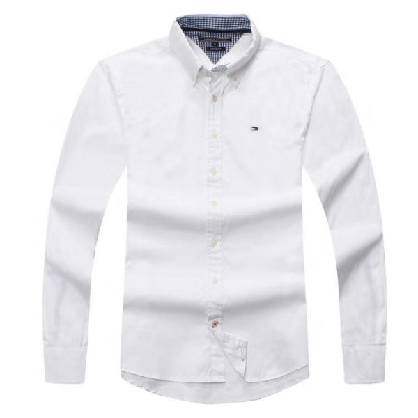 TOMMY HILFIGER PLAIN WHITE SHIRTS