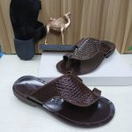 High quality leather slippers for men