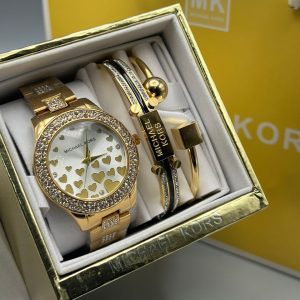 Ladies Wristwatch set with Bracelets