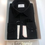 Sartoria Gold shirts Black long sleeve shirt designer long sleeve shirt