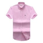 white designer shirt Lacoste short sleeve shirt