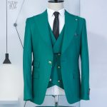 Senzo Rivolli Turkish suits Teal green suit. designer suit