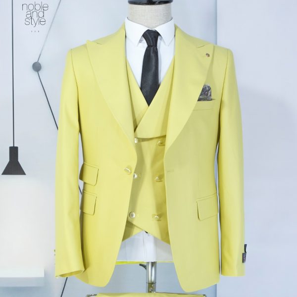 Senzo Rivolli Turkish suits yellow suit. designer suit