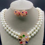 Pearl Necklace and Earring for ladies or women