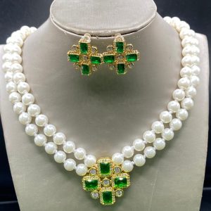 Pearl Necklace and Earring for ladies or women