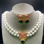 Pearl Necklace and Earring for ladies or women