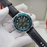 OMEGA LEATHER WRISTWATCH