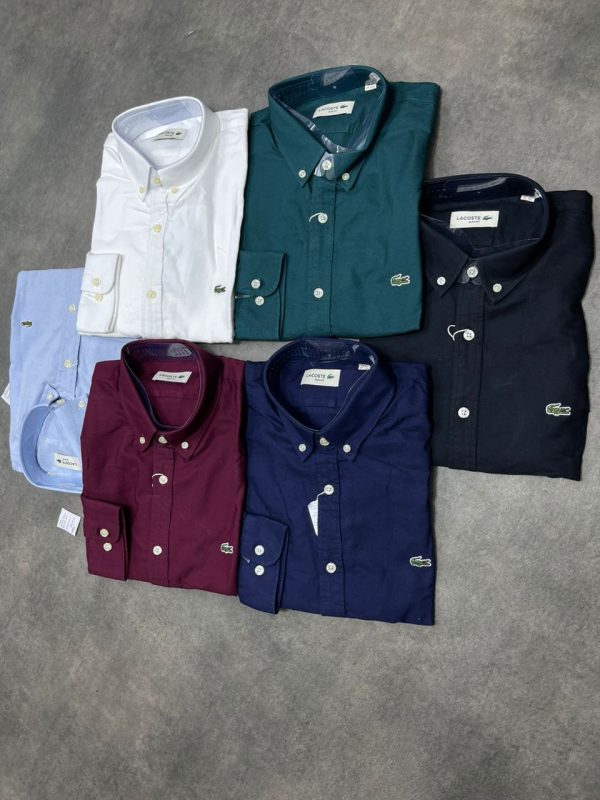 LACOSTE PLAIN SHIRT - Image 7