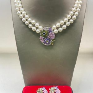 Bead set - Earrings and Necklace - Image 7