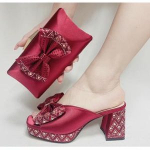 matching shoe and purse