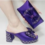 matching shoe and purse