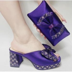 matching shoe and purse
