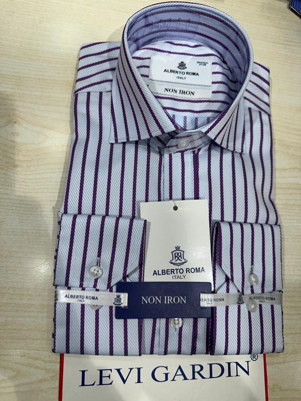 Designer striped shirts