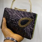 BLACK CLUTCH PURSE