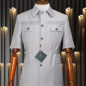 Safari suits for me. Designer suits for men