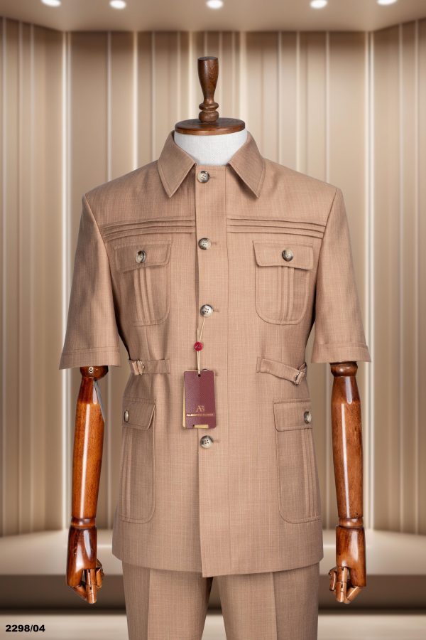 Safari suits for me. Designer suits for men