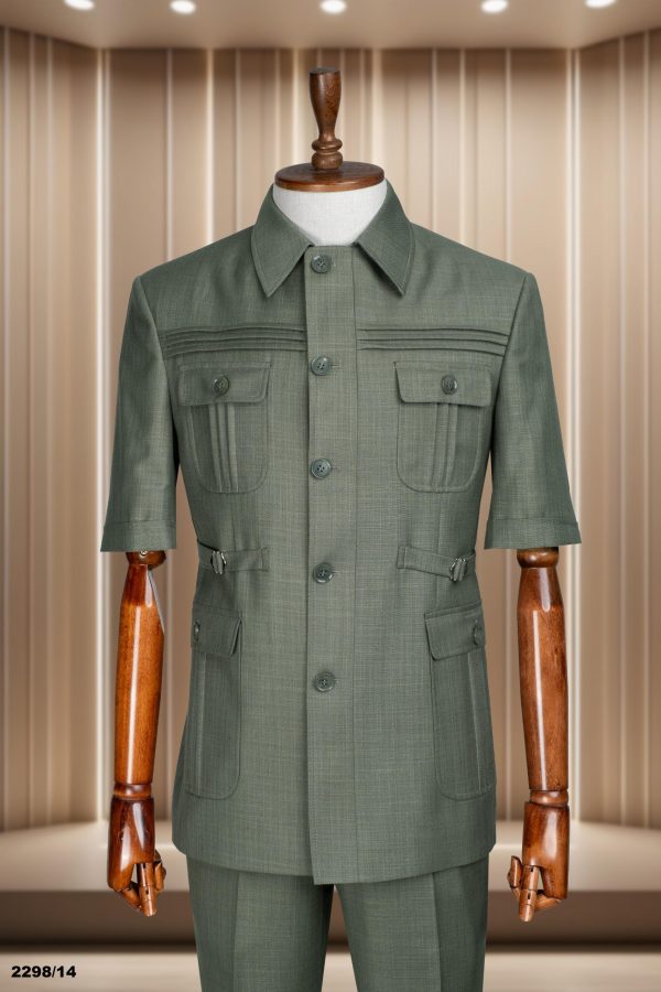 Safari suits for me. Designer suits for men