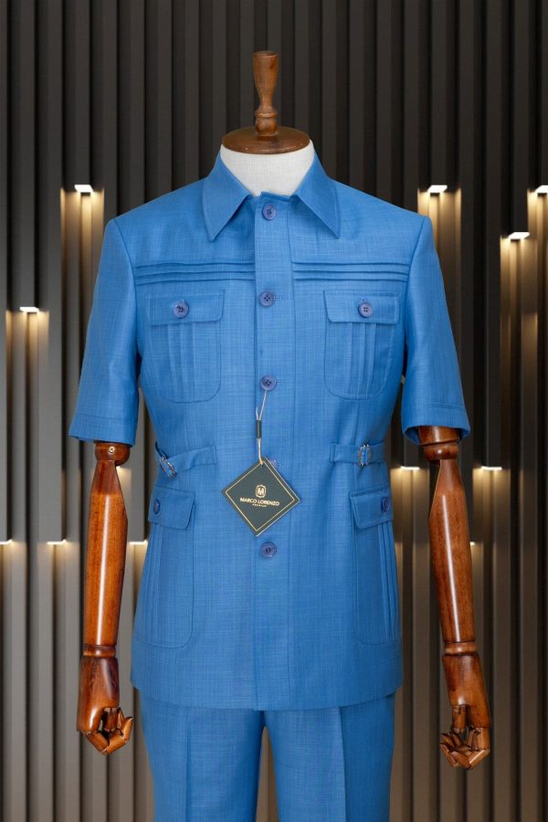 Safari suits for me. Designer suits for men