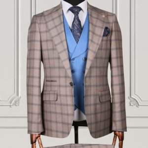 Checked suits for men Turkish Suits for Men