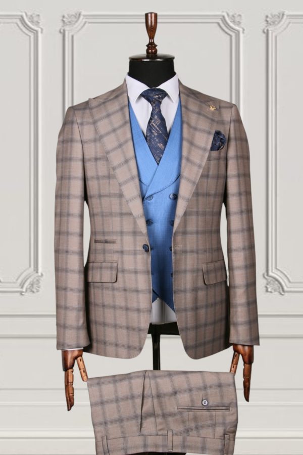 Checked suits for men Turkish Suits for Men