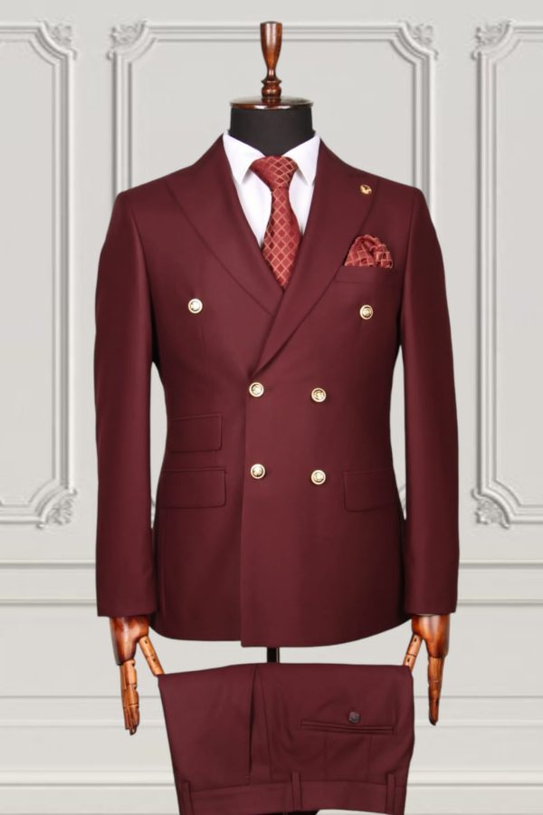 Double breasted suits for men