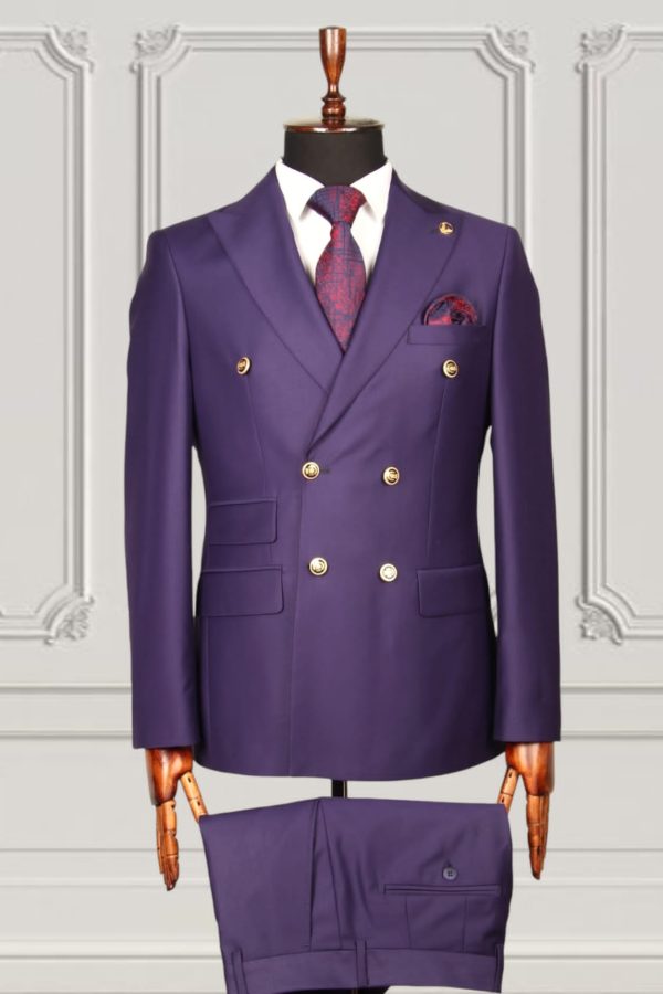 Double breasted suits for men