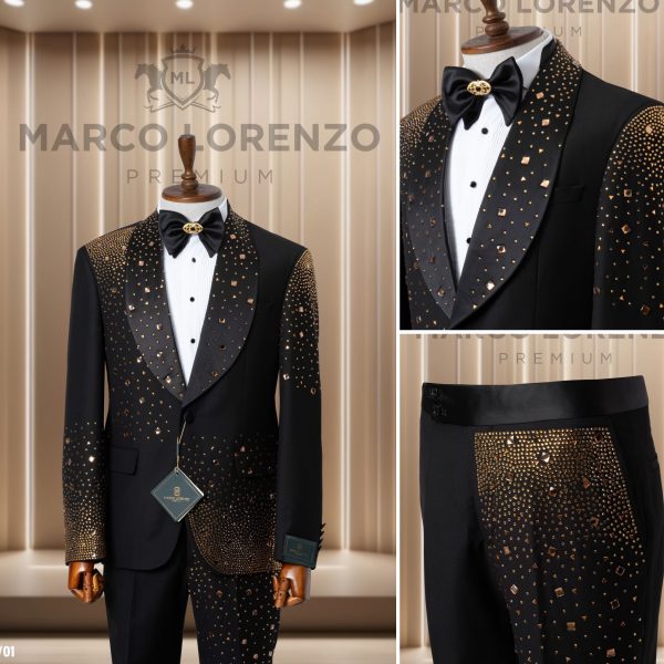 Ceremonial suits with stones