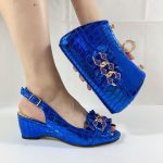 low heel sandal & purse