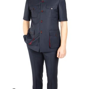 Short sleeve suit for men