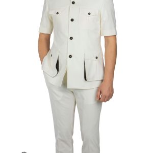 Short sleeve suit for men