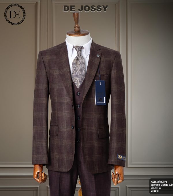 Short sleeve suit for men