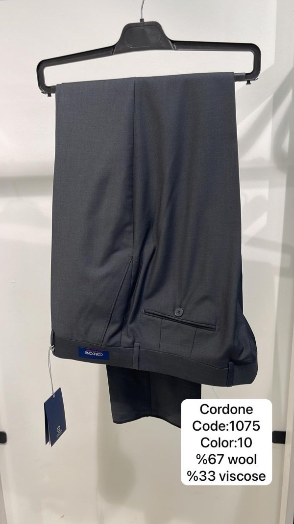 Plain trousers for men