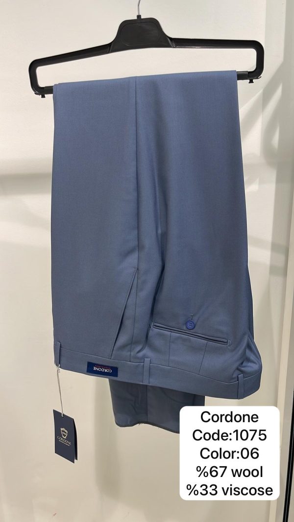 Plain trousers for men