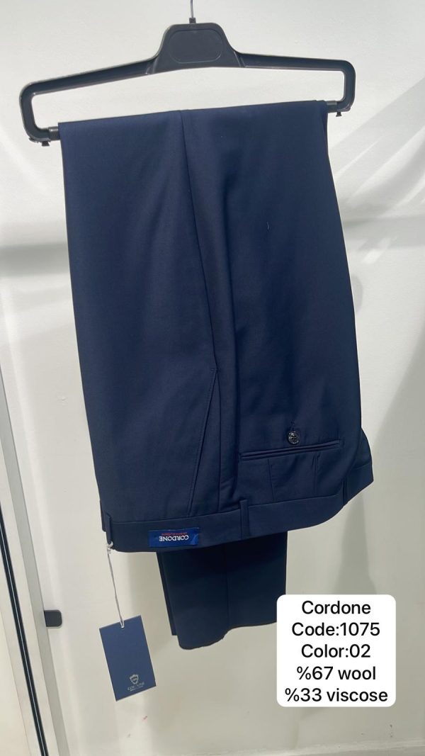 Plain trousers for men