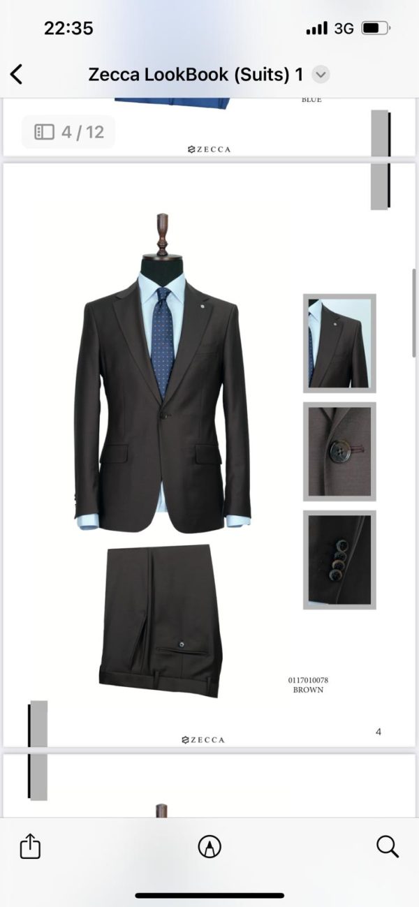 ZECCA ITALIAN SUIT - Image 5