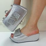 Wedge slippers for ladies