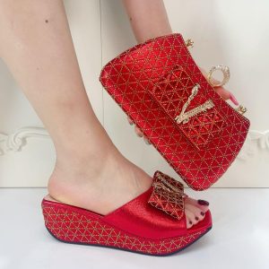 Wedge slippers for ladies