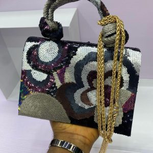 DAZZLING SEQUIN FLORAL HANDBAGS - Image 7
